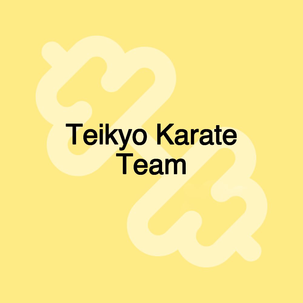 Teikyo Karate Team