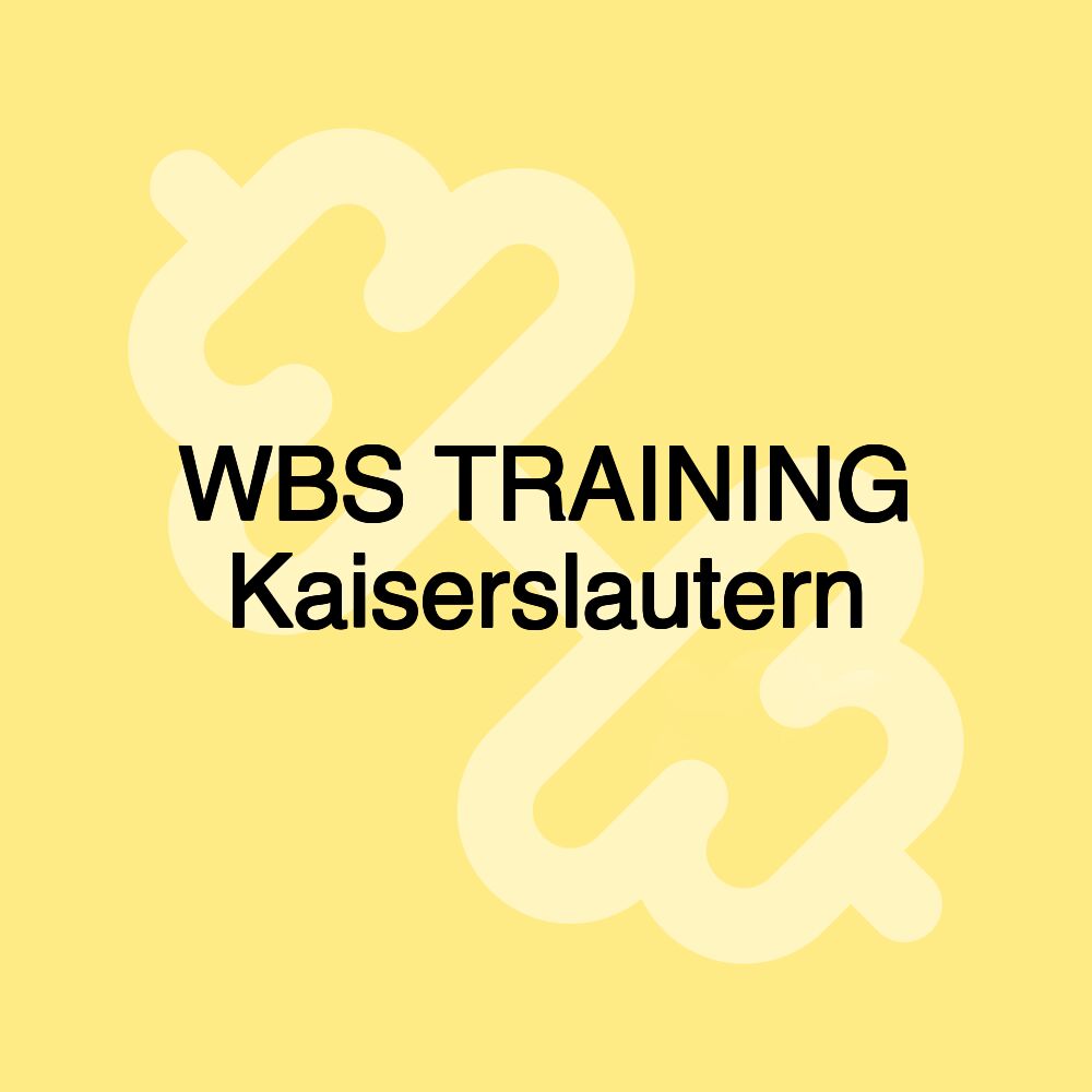 WBS TRAINING Kaiserslautern