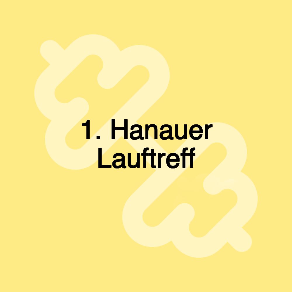 1. Hanauer Lauftreff