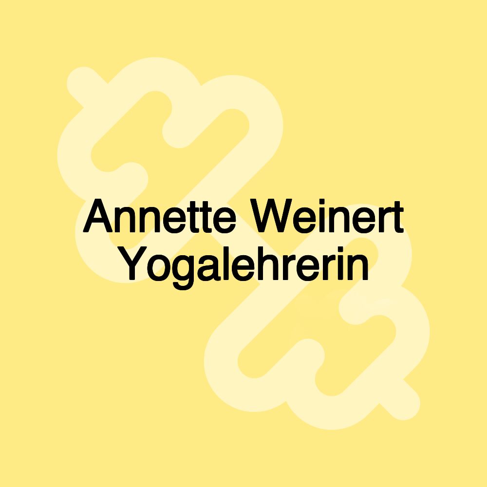 Annette Weinert Yogalehrerin