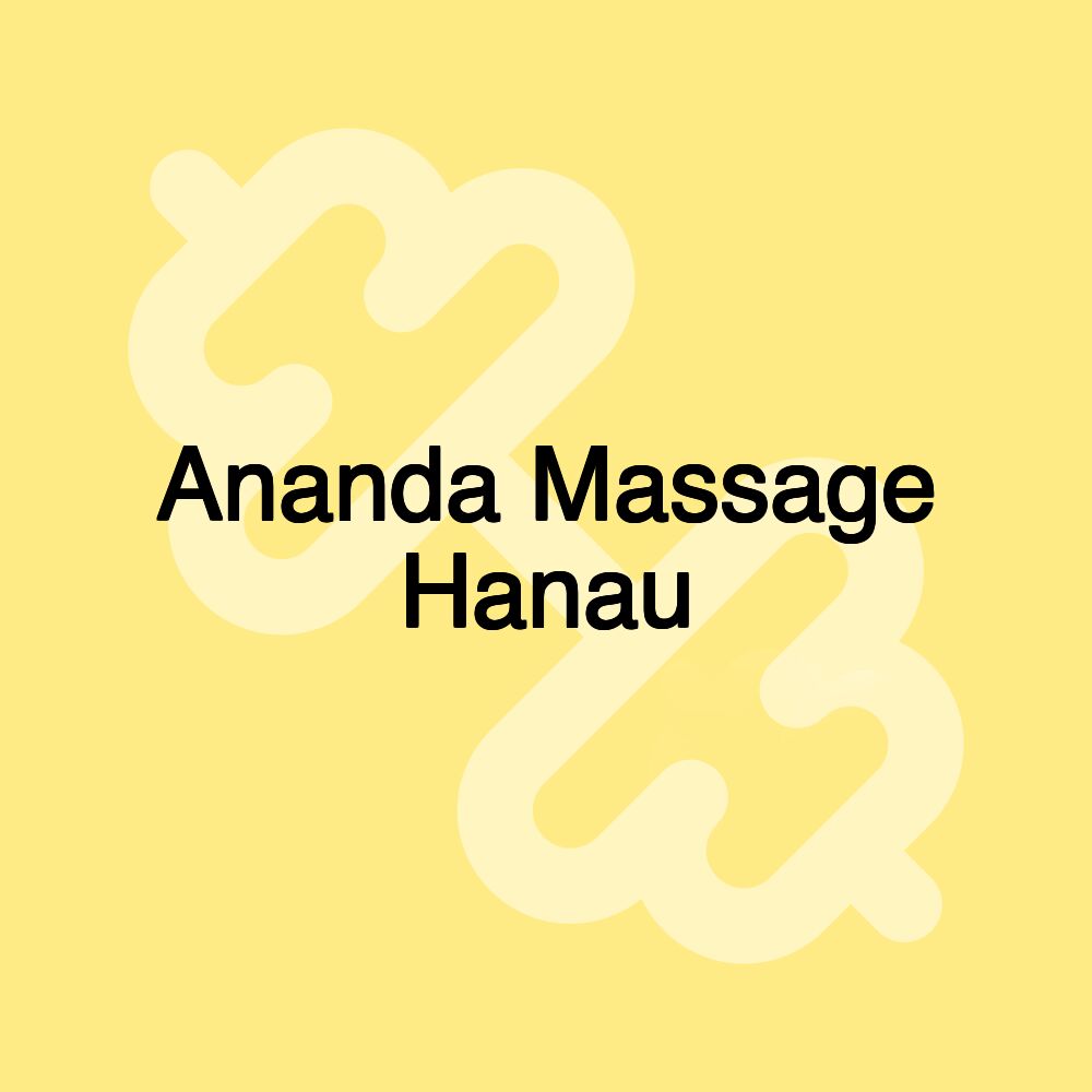 Ananda Massage Hanau