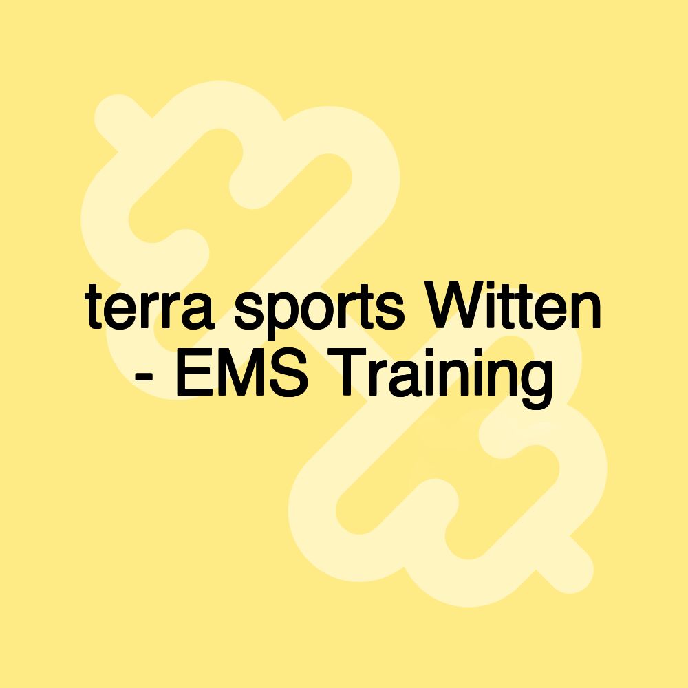 terra sports Witten - EMS Training