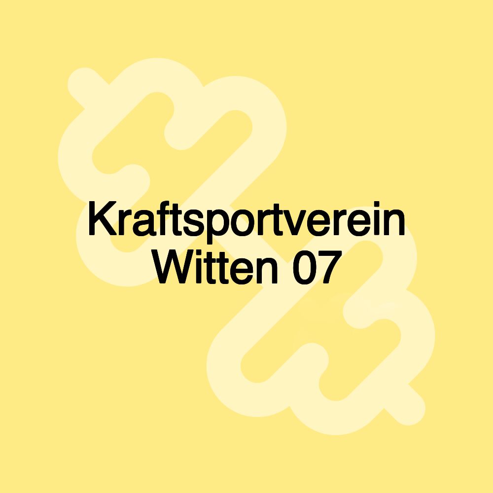 Kraftsportverein Witten 07