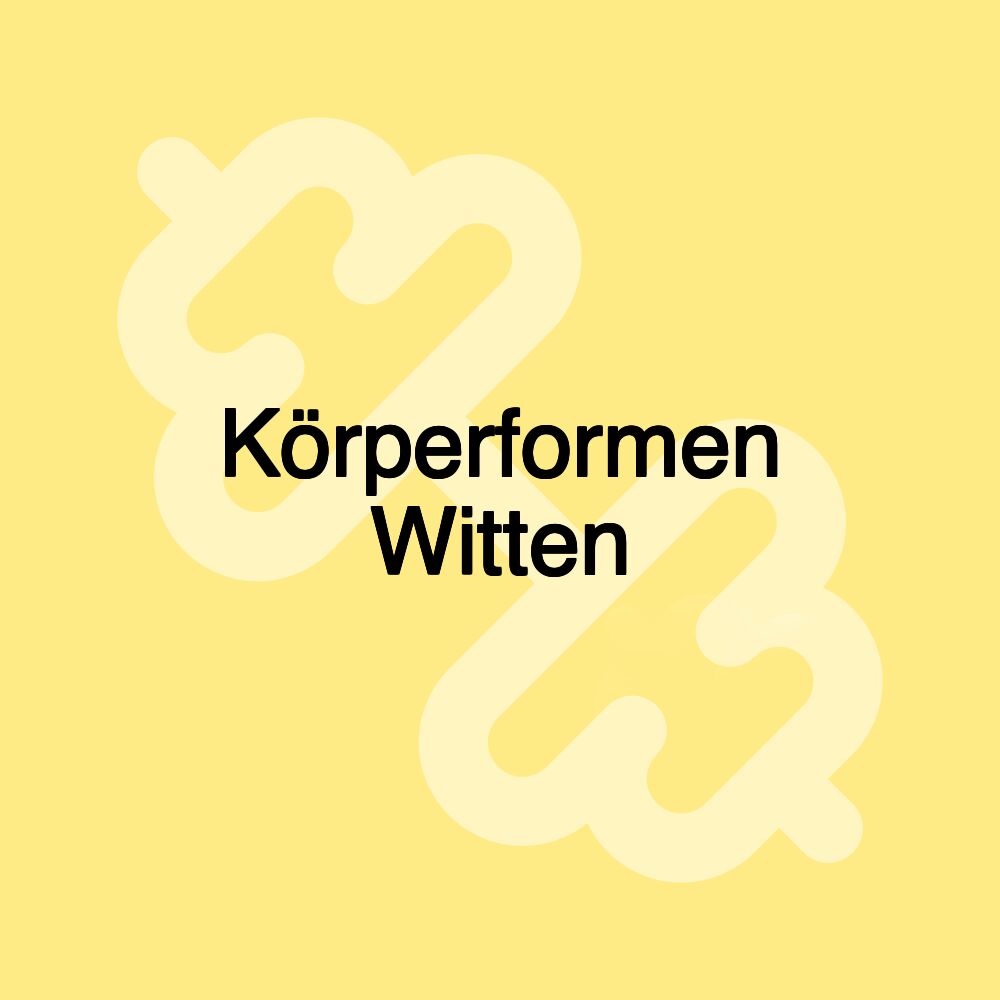 Körperformen Witten