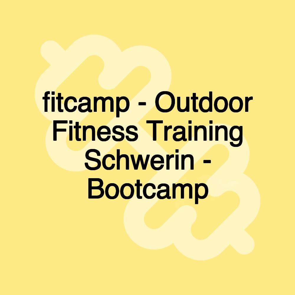 fitcamp - Outdoor Fitness Training Schwerin - Bootcamp