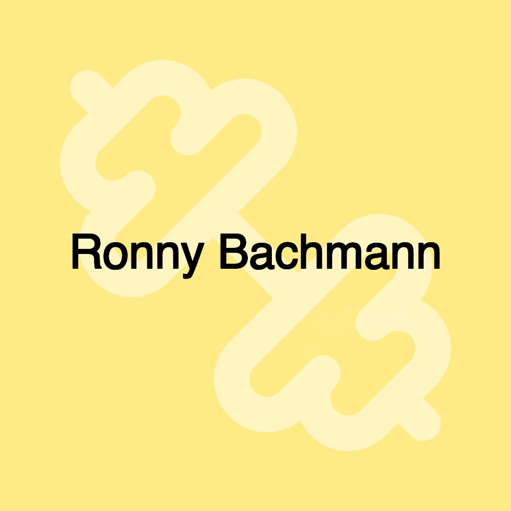 Ronny Bachmann