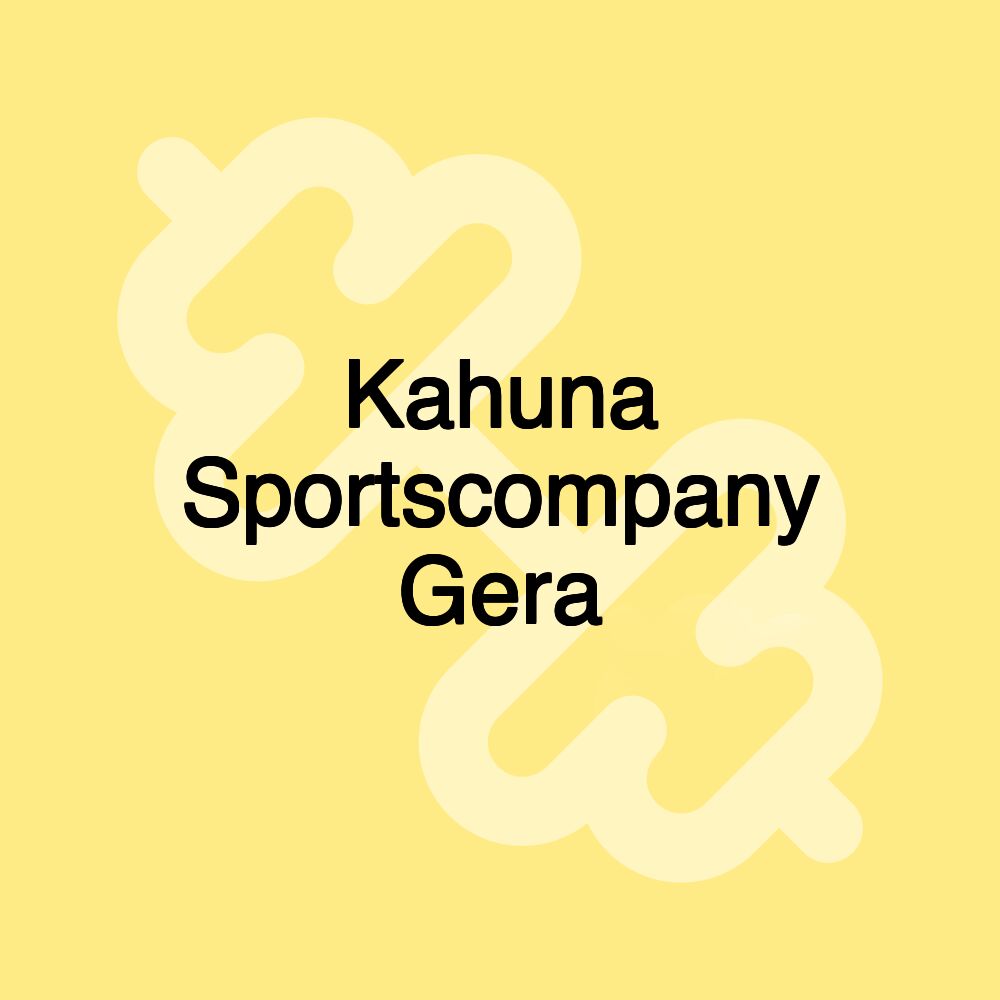 Kahuna Sportscompany Gera