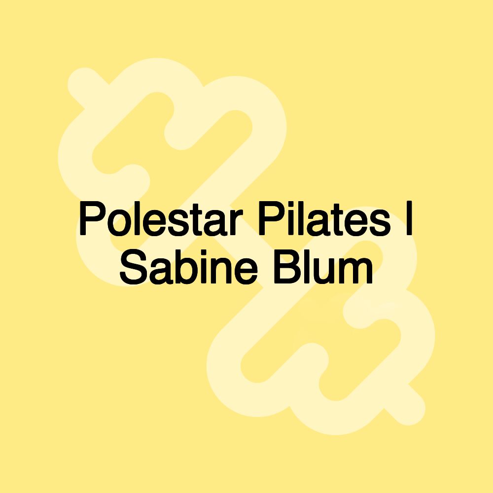 Polestar Pilates | Sabine Blum