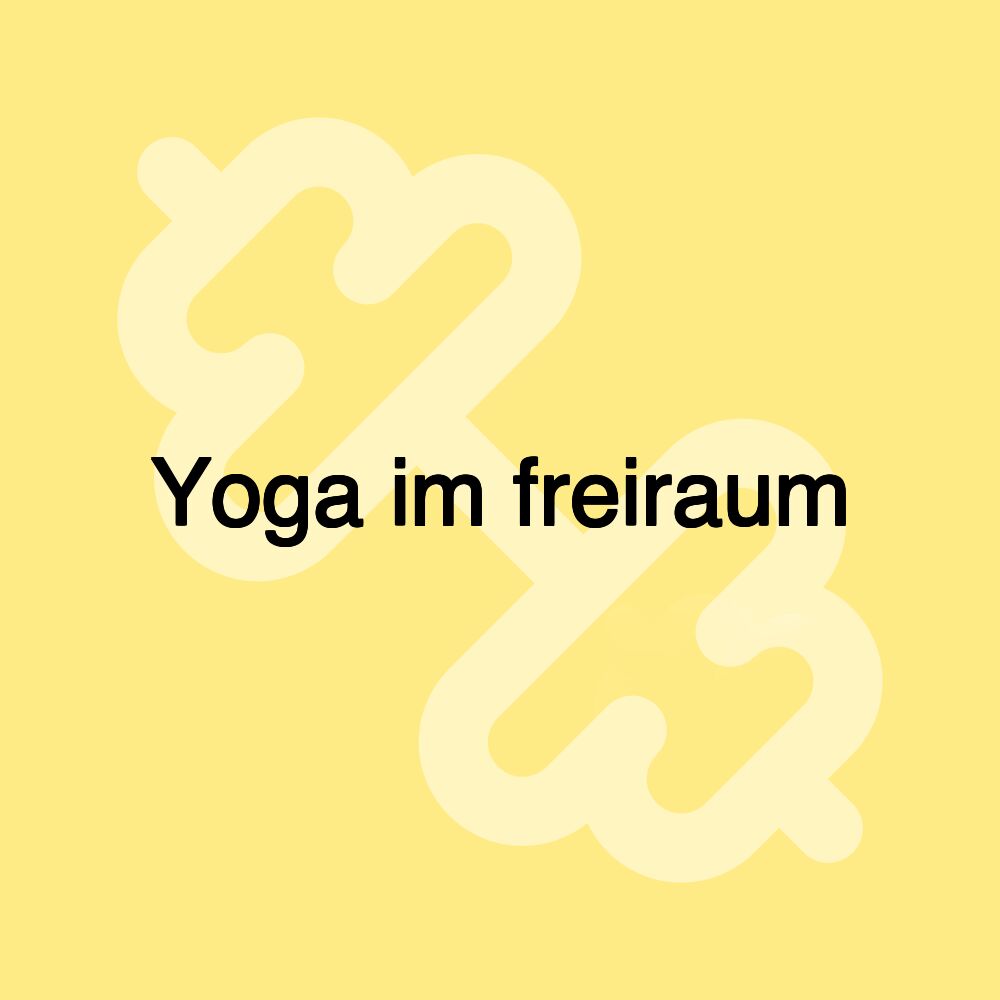 Yoga im freiraum