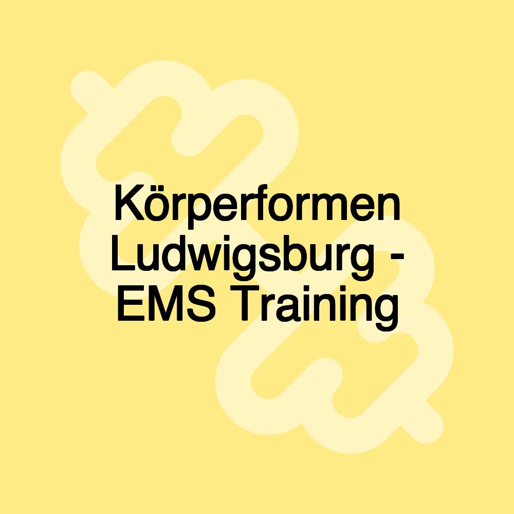 Körperformen Ludwigsburg - EMS Training