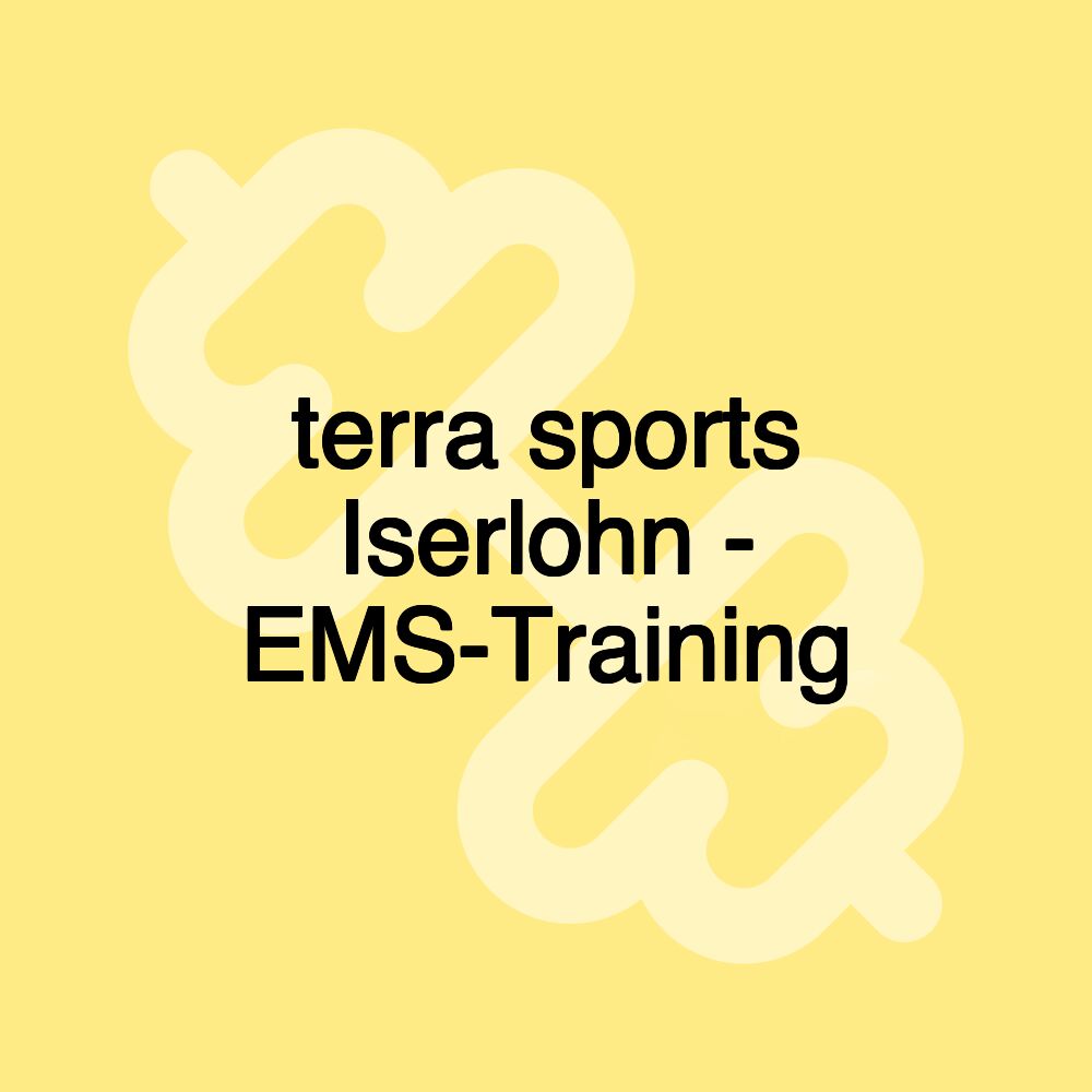 terra sports Iserlohn - EMS-Training