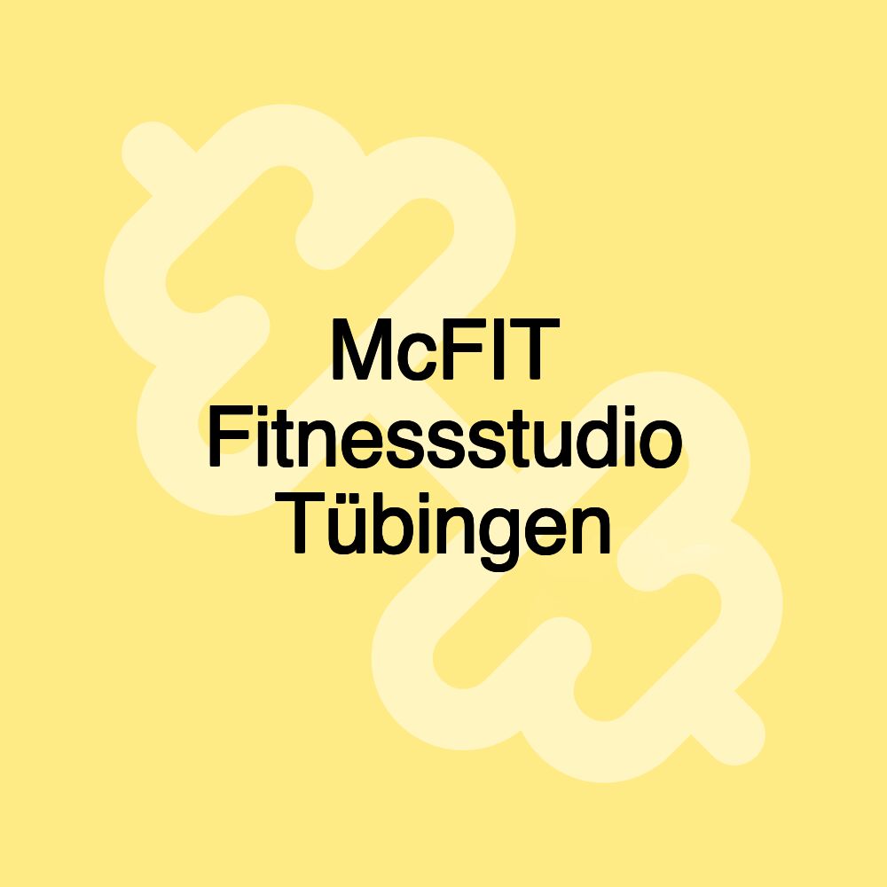 McFIT Fitnessstudio Tübingen