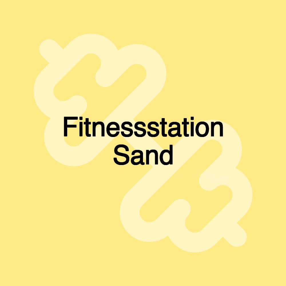 Fitnessstation Sand