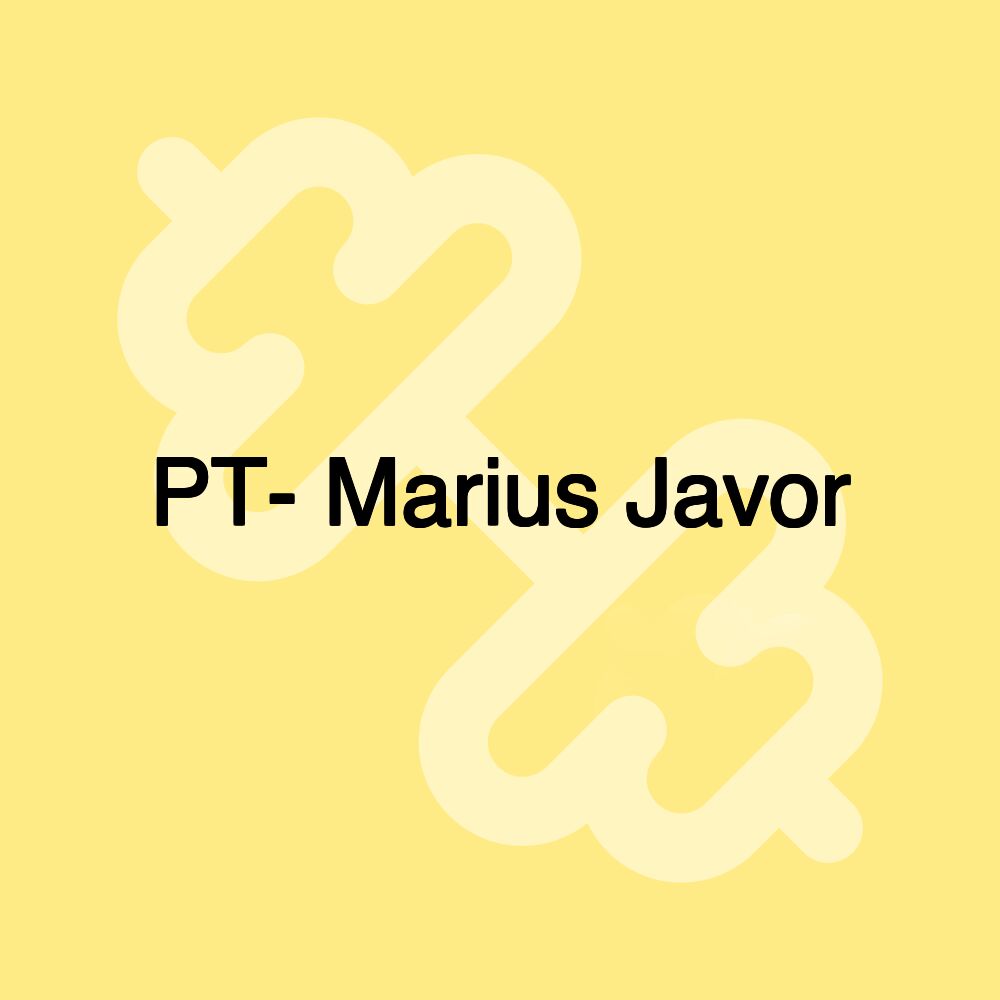 PT- Marius Javor