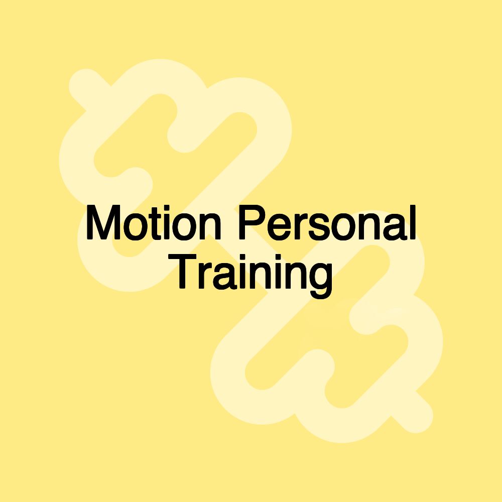 Motion Personal Training