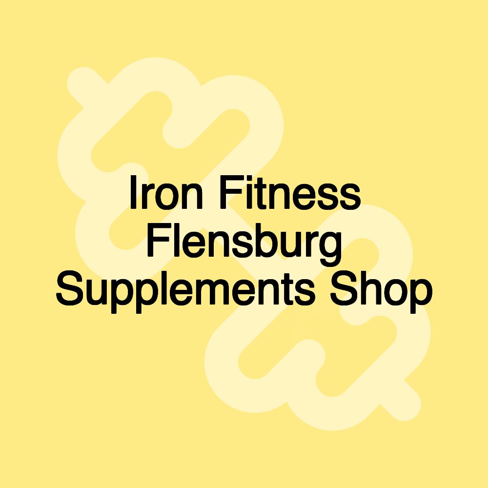 Iron Fitness Flensburg Supplements Shop