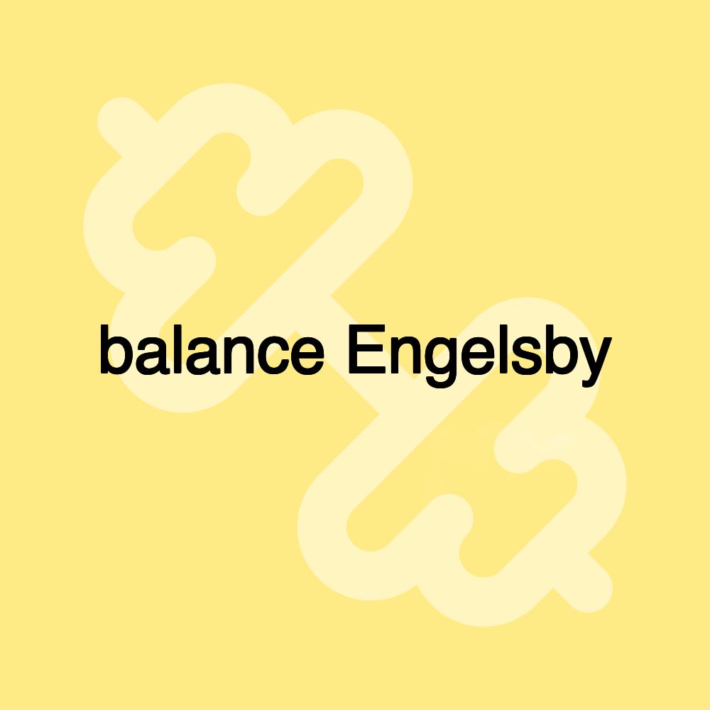 balance Engelsby