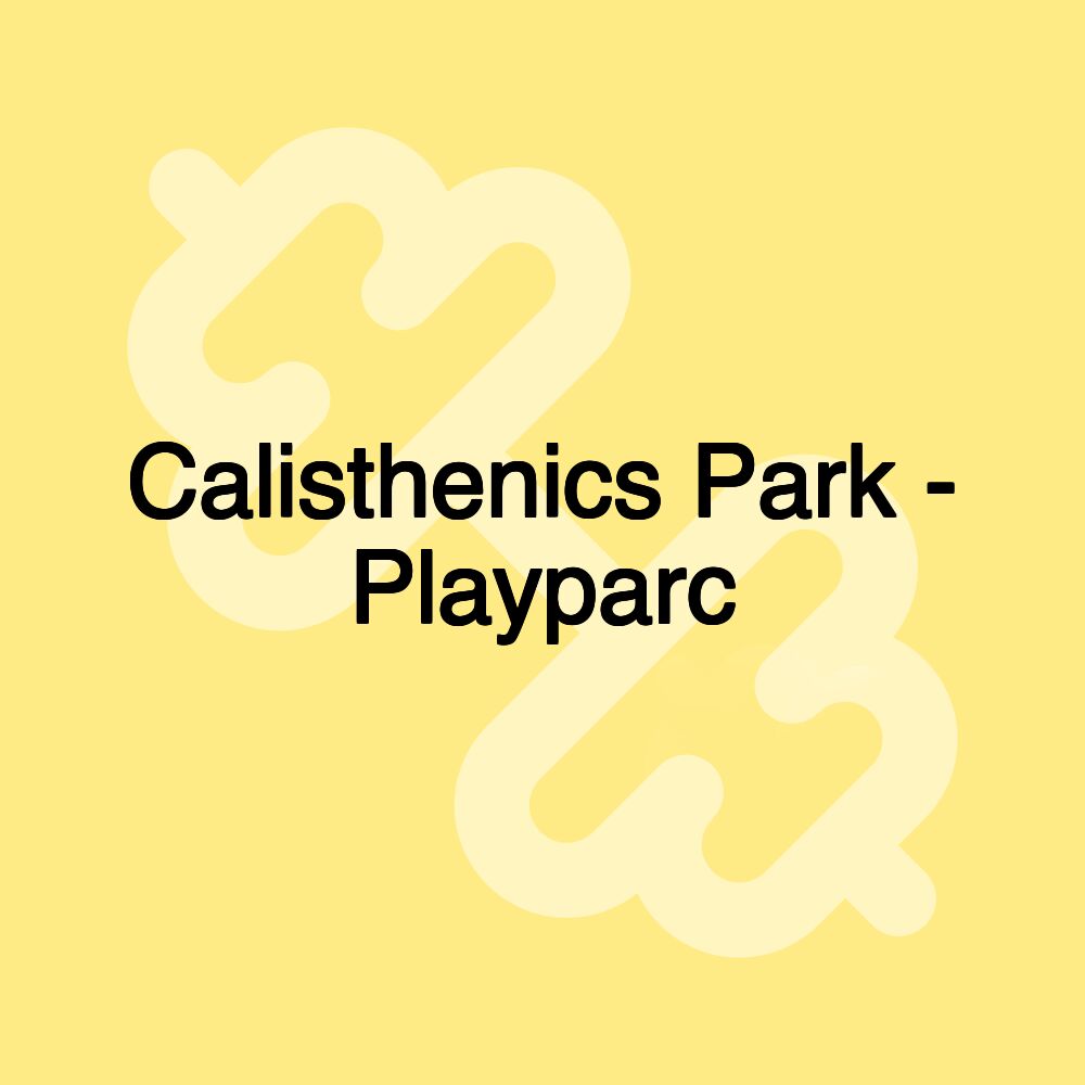 Calisthenics Park - Playparc