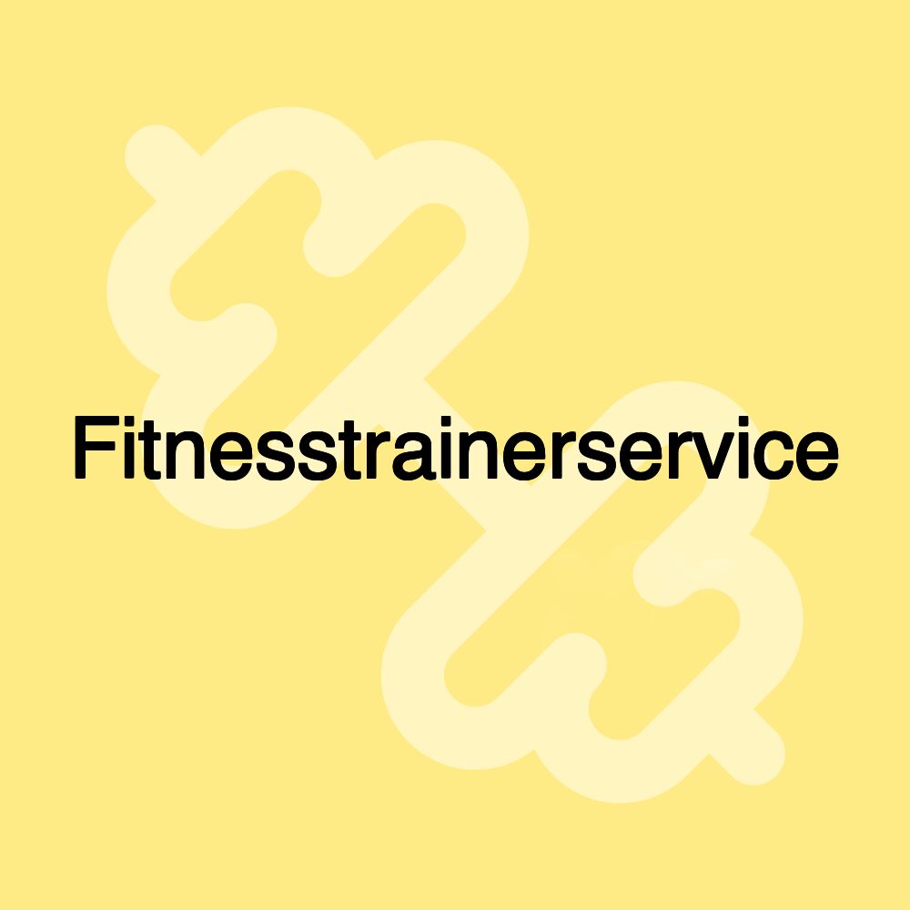 Fitnesstrainerservice