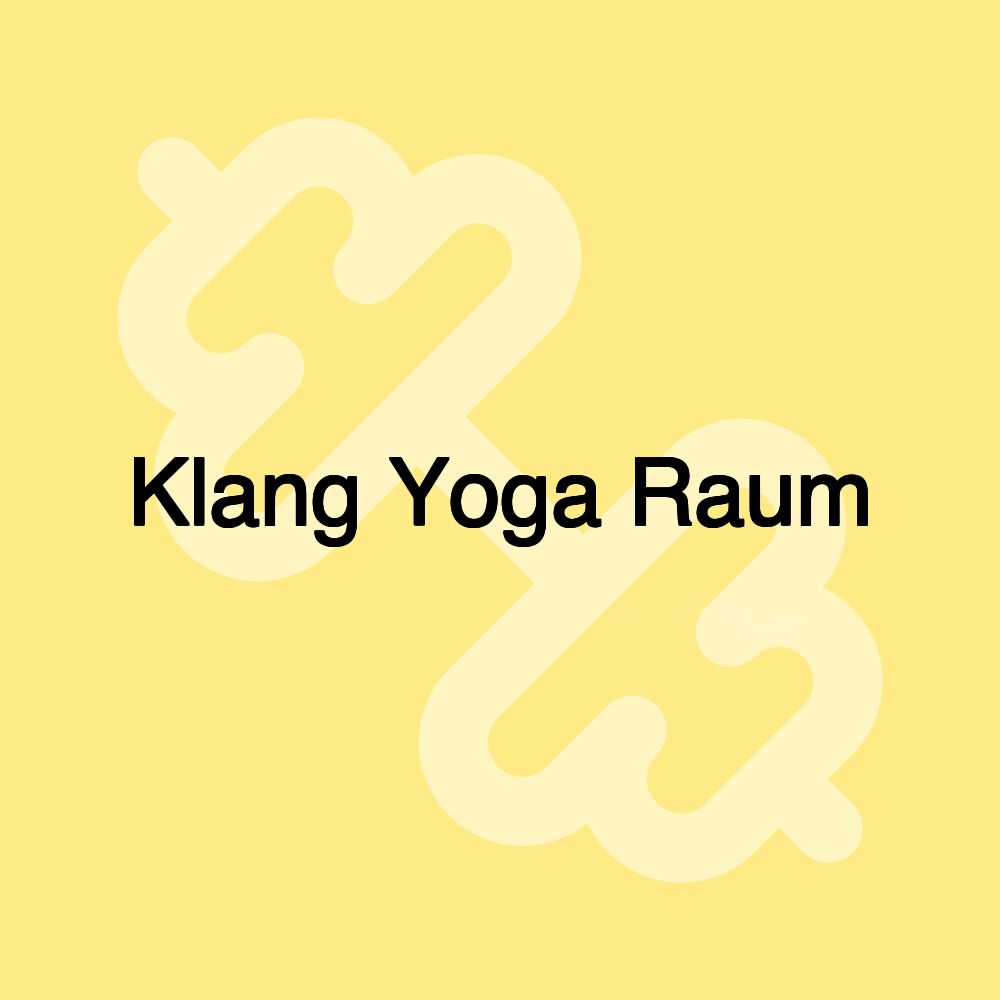 Klang Yoga Raum