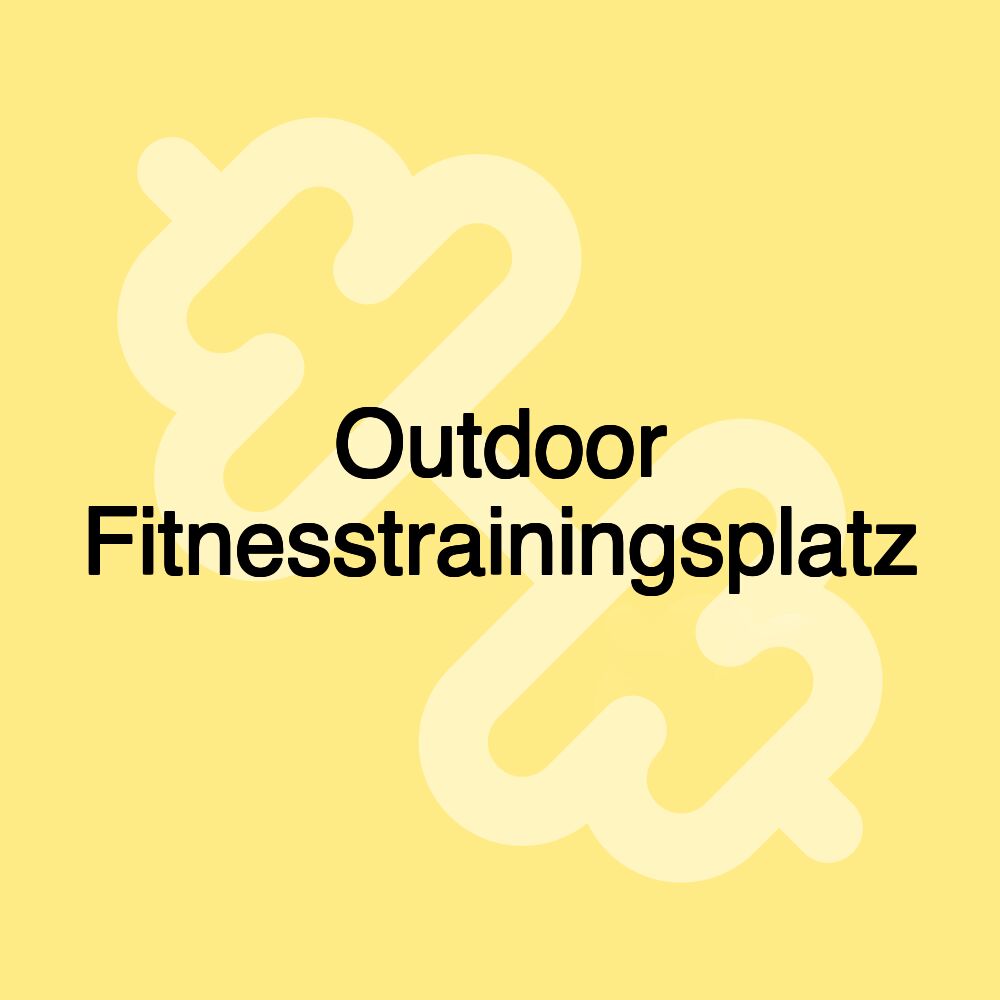 Outdoor Fitnesstrainingsplatz