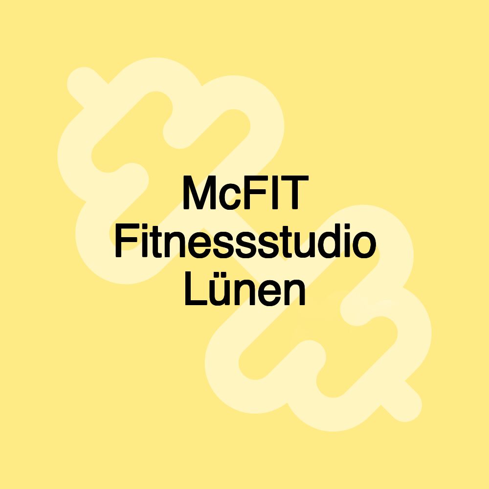 McFIT Fitnessstudio Lünen