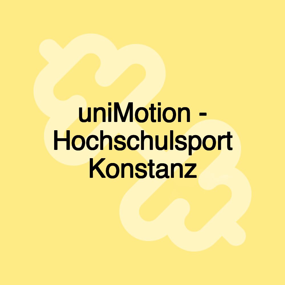 uniMotion - Hochschulsport Konstanz