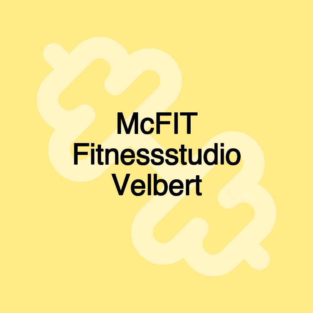 McFIT Fitnessstudio Velbert