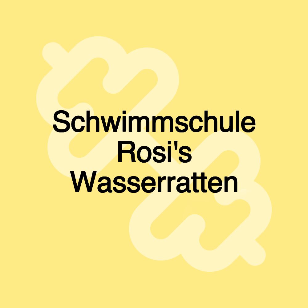 Schwimmschule Rosi's Wasserratten