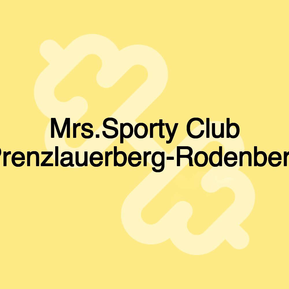 Mrs.Sporty Club Berlin-Prenzlauerberg-Rodenbergstraße