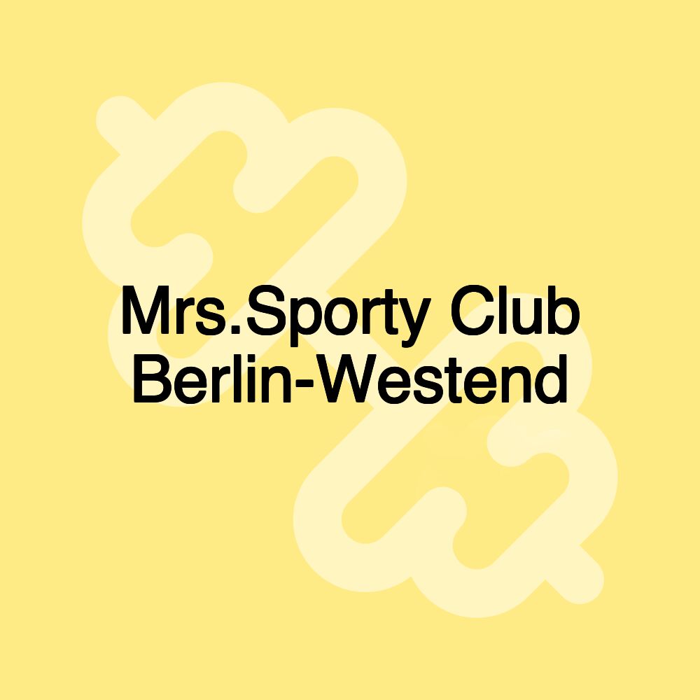 Mrs.Sporty Club Berlin-Westend