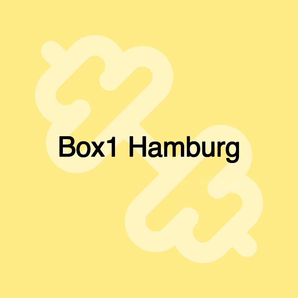 Box1 Hamburg