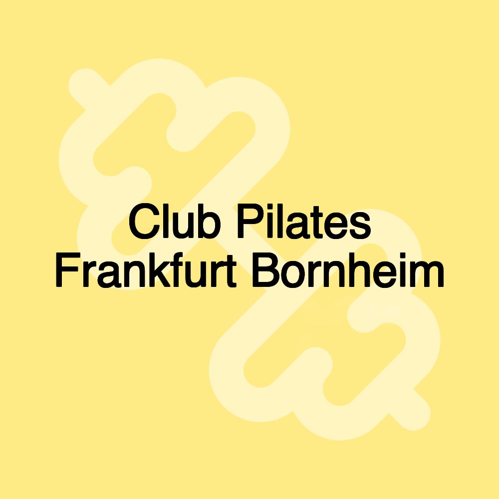 Club Pilates Frankfurt Bornheim