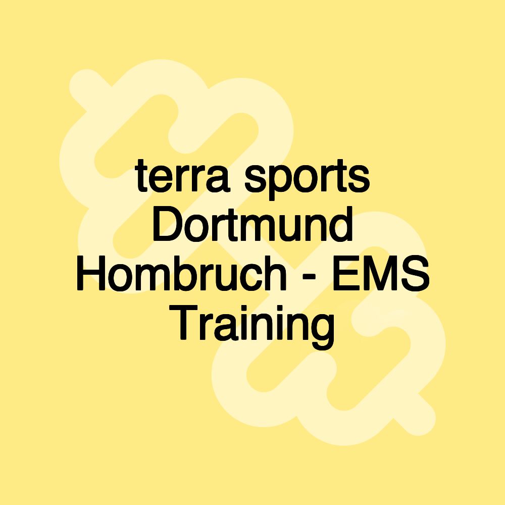 terra sports Dortmund Hombruch - EMS Training