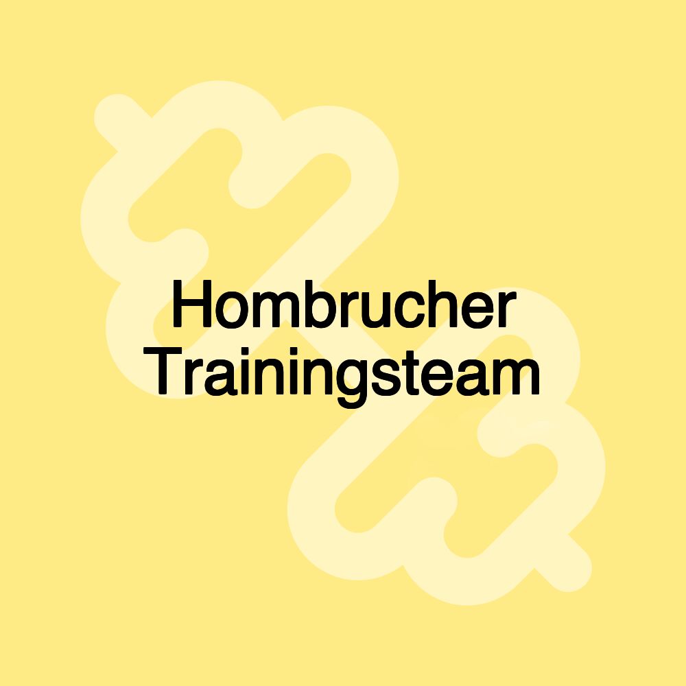 Hombrucher Trainingsteam