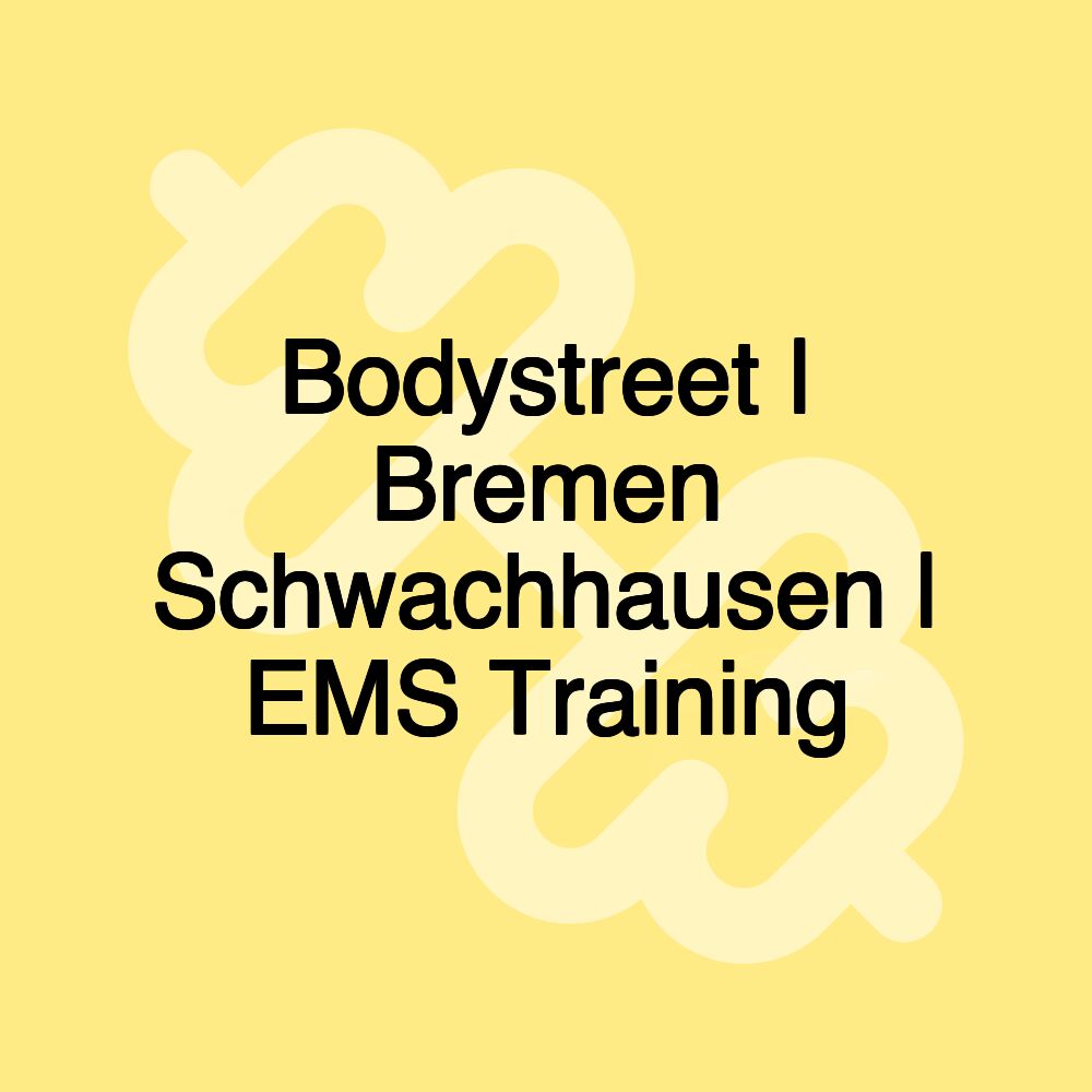 Bodystreet | Bremen Schwachhausen | EMS Training