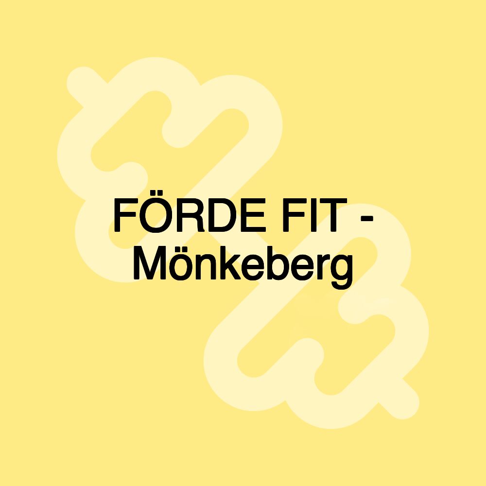 FÖRDE FIT - Mönkeberg