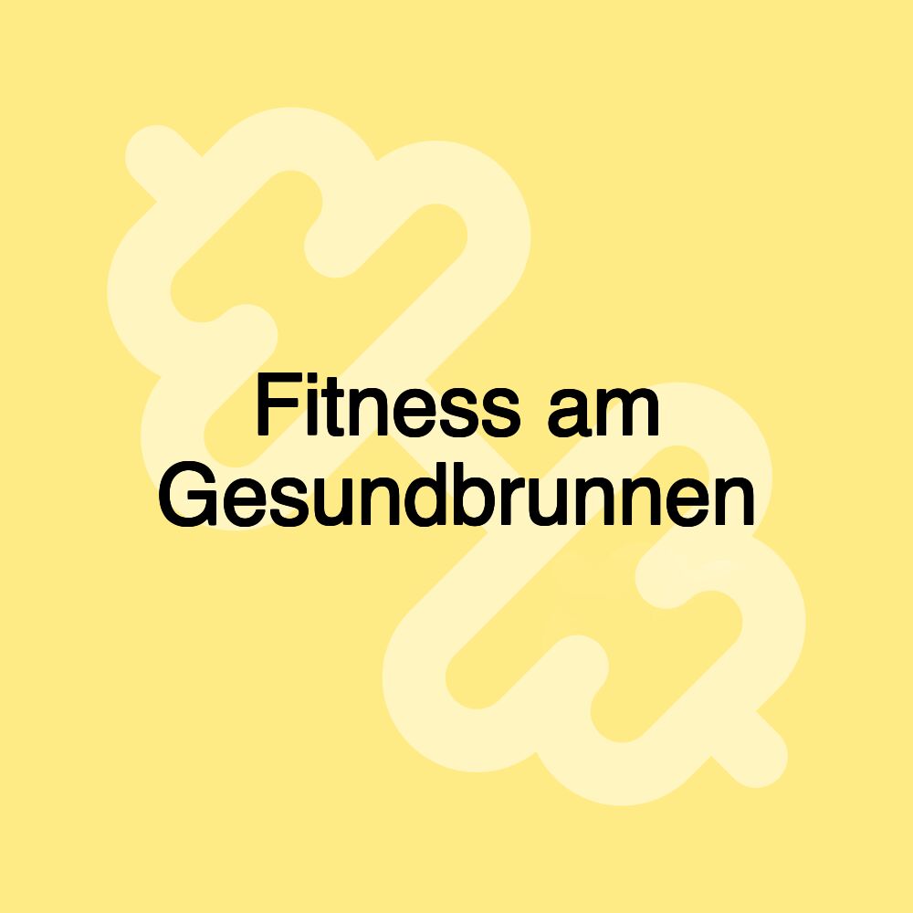 Fitness am Gesundbrunnen