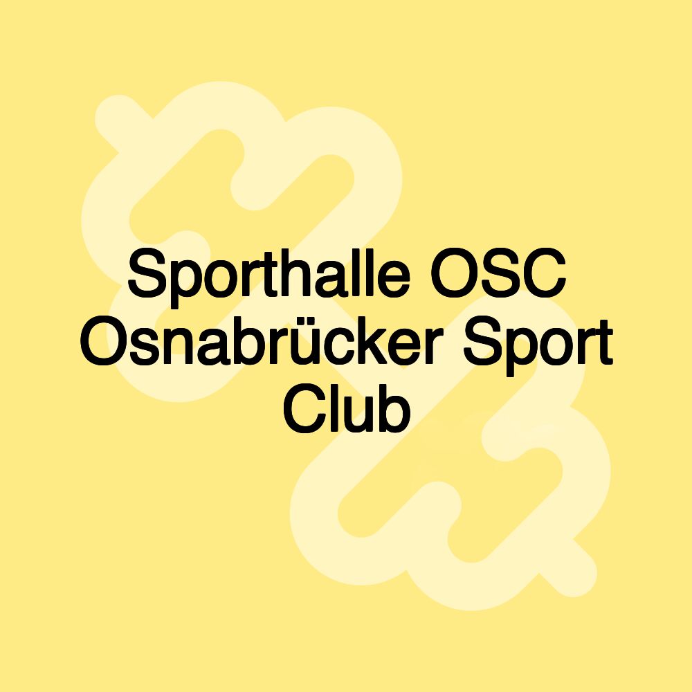 Sporthalle OSC Osnabrücker Sport Club