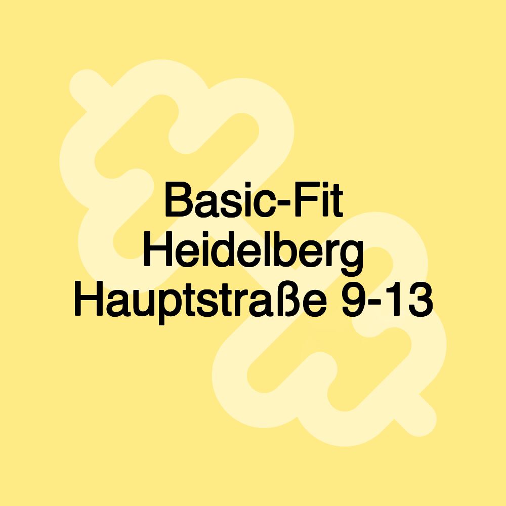 Basic-Fit Heidelberg Hauptstraße 9-13