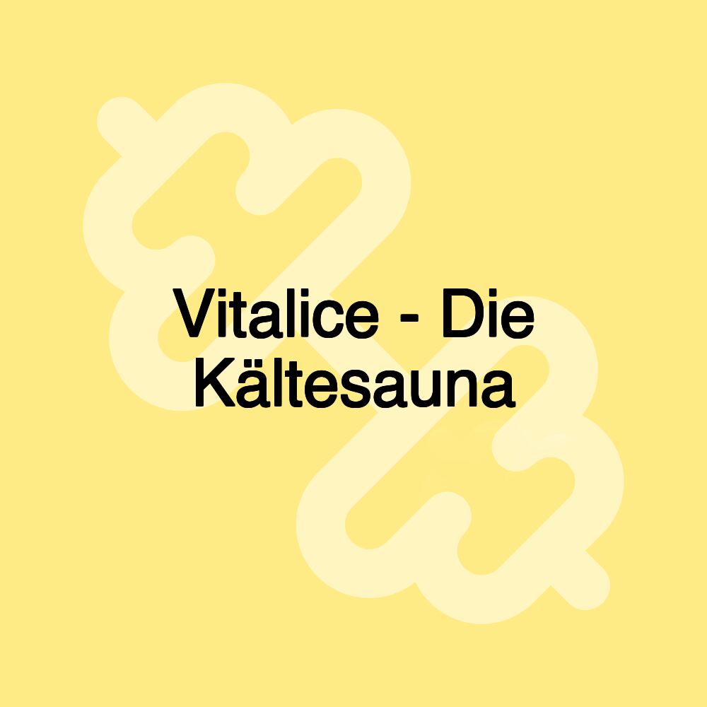 Vitalice - Die Kältesauna