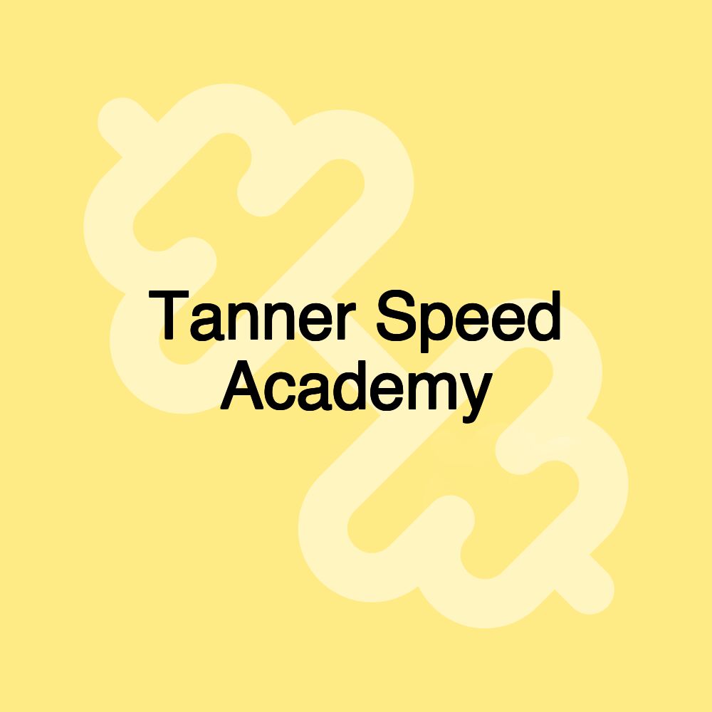 Tanner Speed Academy