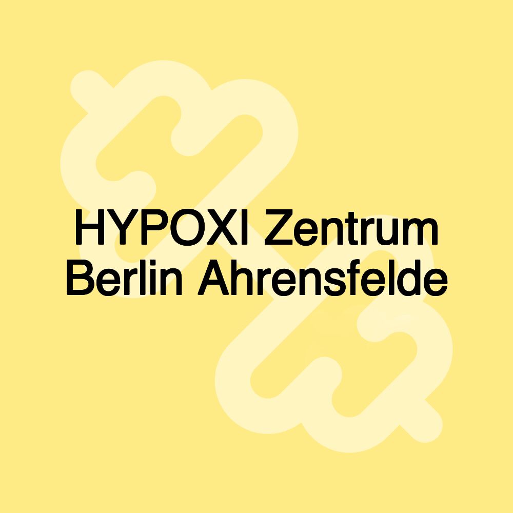 HYPOXI Zentrum Berlin Ahrensfelde