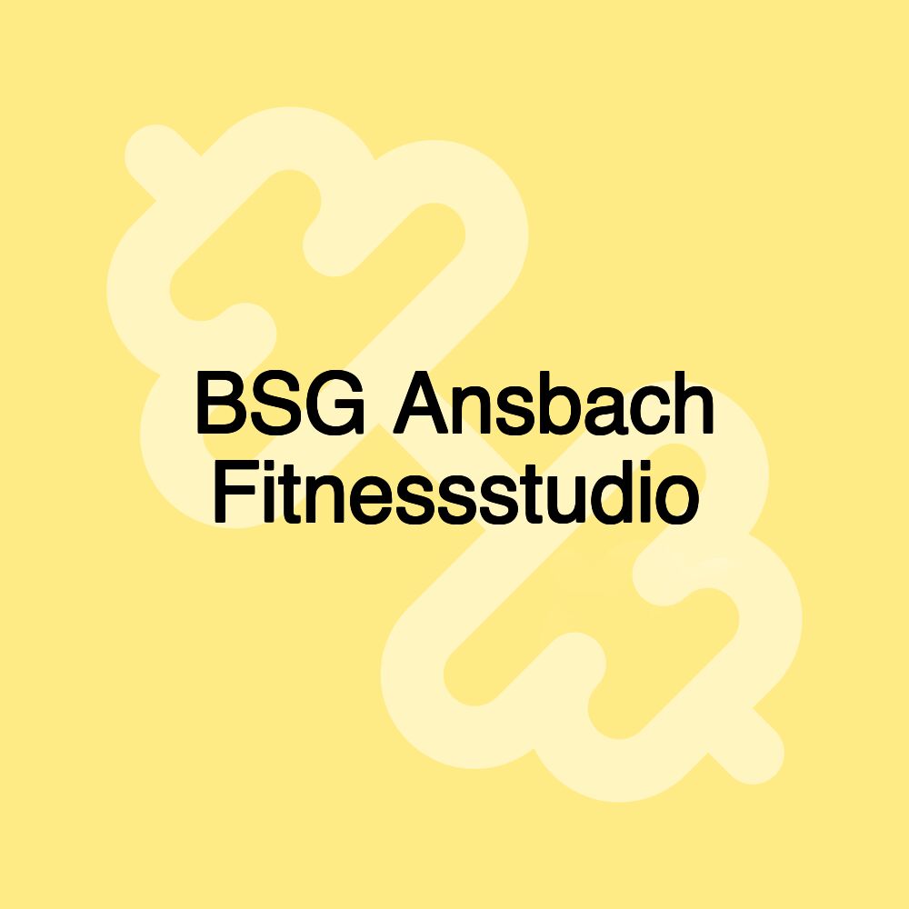 BSG Ansbach Fitnessstudio