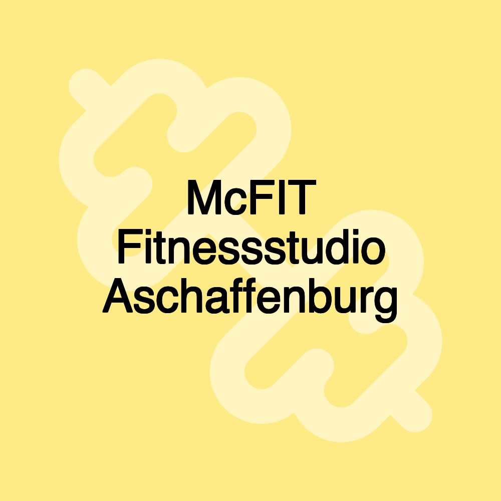 McFIT Fitnessstudio Aschaffenburg