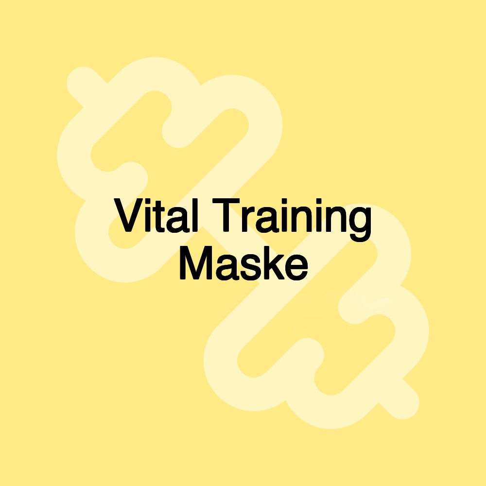 Vital Training Maske