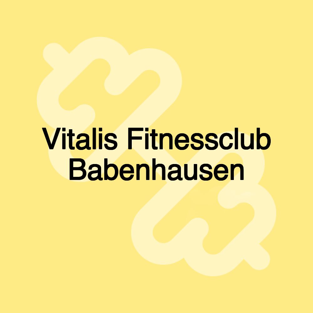 Vitalis Fitnessclub Babenhausen