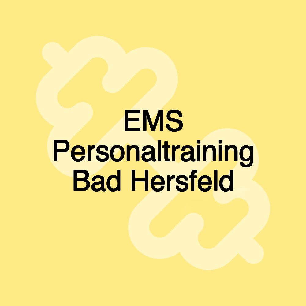 EMS Personaltraining Bad Hersfeld