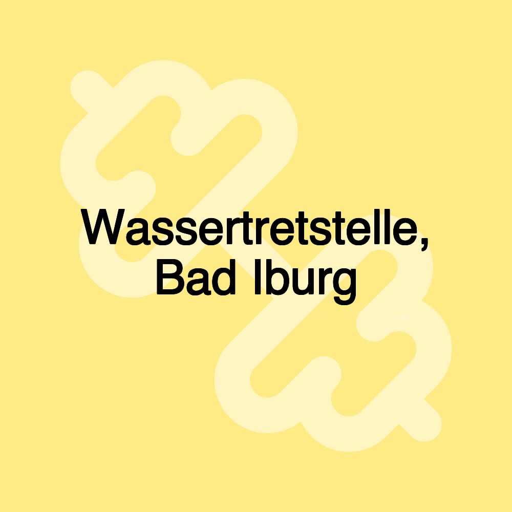 Wassertretstelle, Bad Iburg