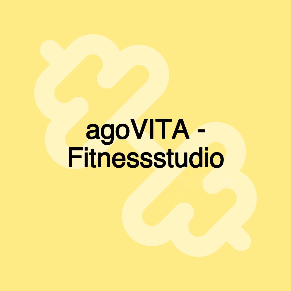 agoVITA - Fitnessstudio